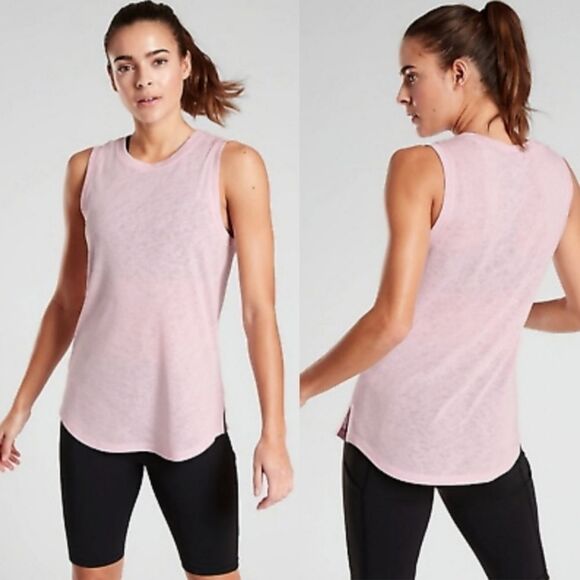 Athleta Nwot Breezy Tank pink top size Small - Picture 1 of 7